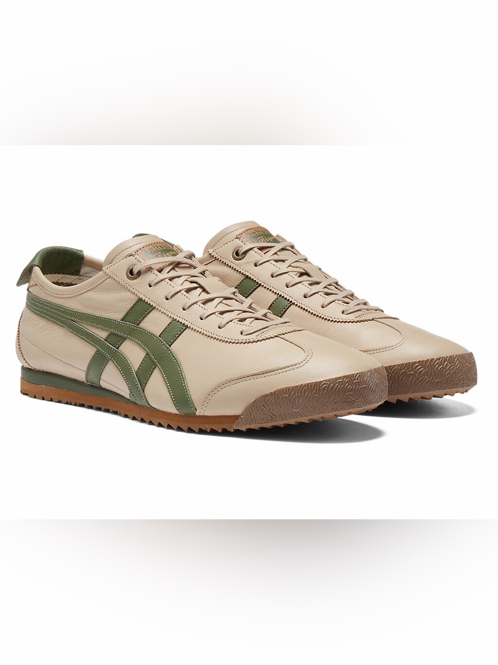 Onitsuka Tiger by Sneakers in Beige and Olive